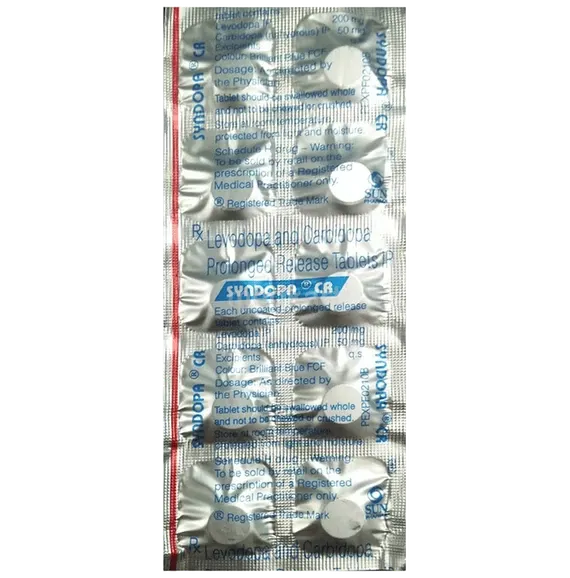 syndopa cr 250mg tablet 10's